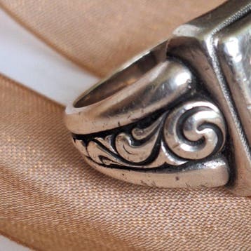 Zonder minimumprijs - Ring Zilver - 925 Vintage