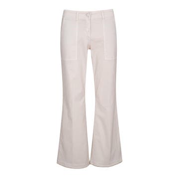 Cambio • beige flared pantalon • 36, Cambio, Verzenden, Wit, Nieuw