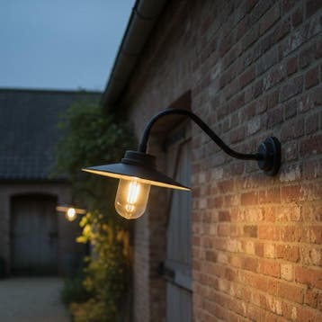 Stal- & Boerderijlampen Messing Stallamp Paddock Antiek Zwar, Verzenden, Nieuw