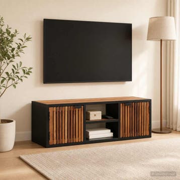 vidaXL Handgemaakte TV-kast 105 x 30 x 35 cm Massief Mango, Huis en Inrichting, Verzenden, Nieuw