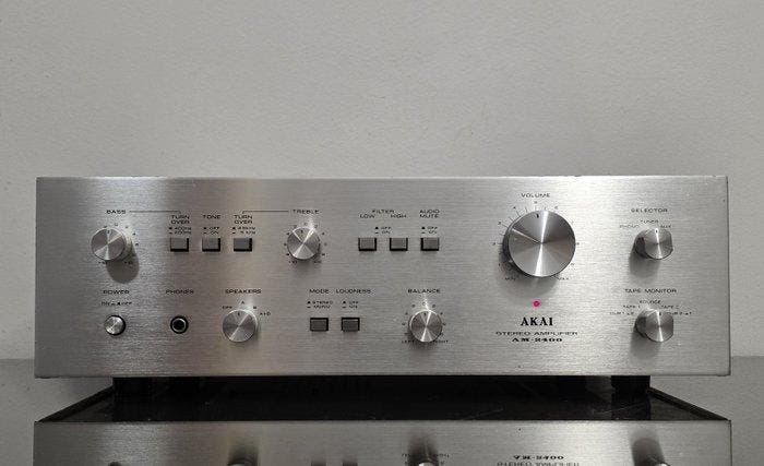 Akai - AM-2400 - Solid state stereo versterker, TV, Hi-fi & Vidéo, Radios