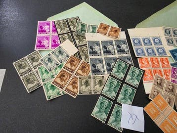België 1940/1985 - postfrisse doubletten partij in, Gestempeld