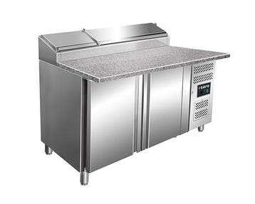 SARO Voorbereidingstafel werkblad graniet - 1/3 GN - SH 1500, Verzenden, Nieuw in verpakking, Koelen en Vriezen