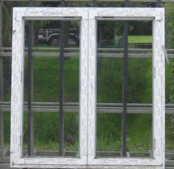 pvc raam , chassis , venster , kozijn 154 x 164 wit, Kunststof, Raamkozijn, Nieuw, Ophalen of Verzenden