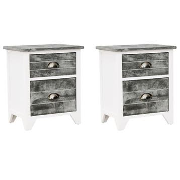 Nachtkastjes 2-delig | Tweede kansje, OP = OP!, Huis en Inrichting, Minder dan 45 cm, Verzenden, Zo goed als nieuw, Minder dan 55 cm