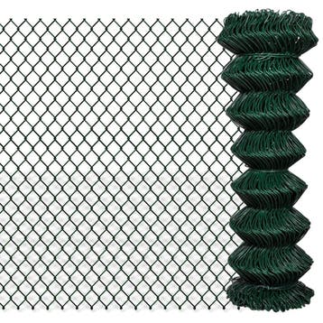 vidaXL Gaashek 1,25x25 m staal, Verzenden