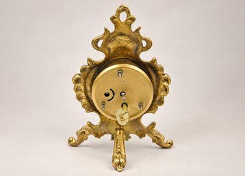 Tafelklok - Mercedes Clocks (Gebr. Hauser) - Brons -, Antiek en Kunst