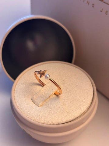 Dodo - Bague - 9 carats Or rose Perle, Bijoux, Sacs & Beauté