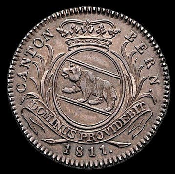 Zwitserland. 1 Frank 1811 / Kanton Bern - Seltene Variante, Postzegels en Munten