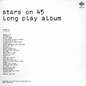 Stars On 45 - Long Play Album, Verzenden