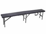 Veiling - Perel vouwbank met houtlook 180x25x43cm