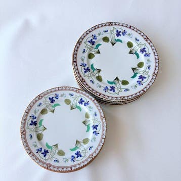 Haviland & Co. Limoges - Assiette (12) - Imperatrice Eugenie, Antiquités & Art