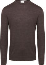 Profuomo Pullover Merinowol Bruin maat Maat 52/54 (L) Heren, Maat 52/54 (L), Bruin, Verzenden, Nieuw