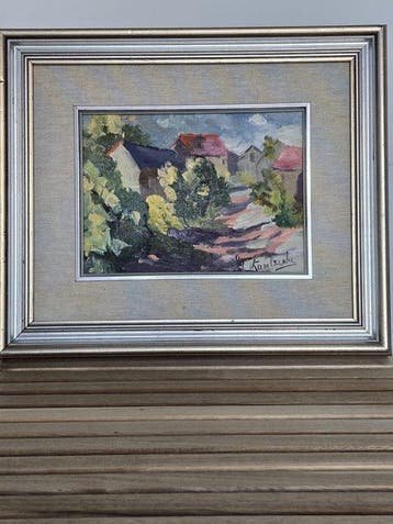 Marie Lambrexhe (1921-1998) - Luiks landschap, Antiek en Kunst