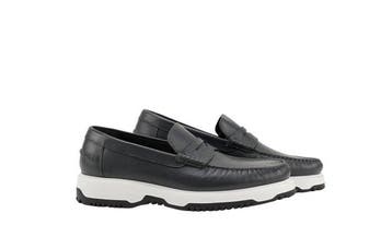 TESTONI - 8 UK - 42 IT - Mocs Mini Karibu Calf Asphalt +, Nieuw