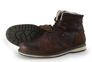 Manfield Veterboots in maat 43 Cognac, Manfield, Overige kleuren, Verzenden, Boots