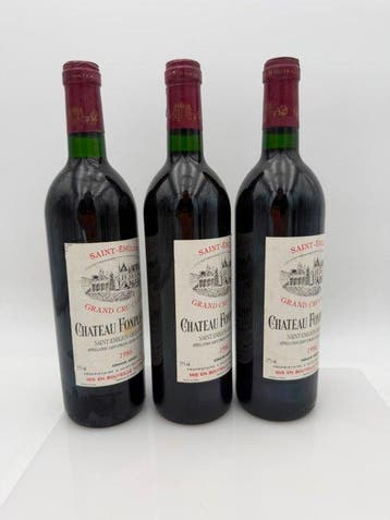 1986 Chateau Fonplégade - Saint-Émilion Grand Cru Classé - 3, Verzamelen, Nieuw