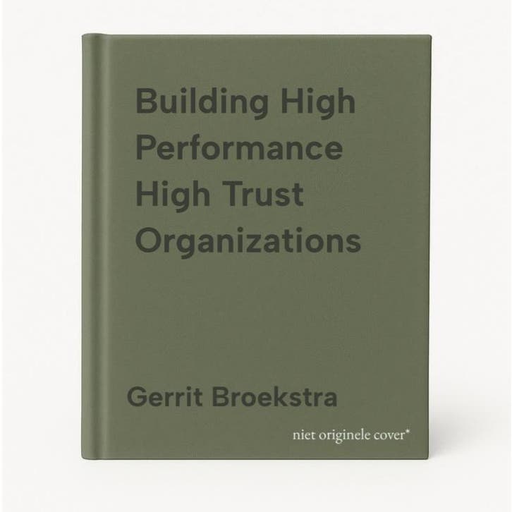 Building High Performance High Trust Organizations, Boeken, Taal | Engels, Zo goed als nieuw, Verzenden