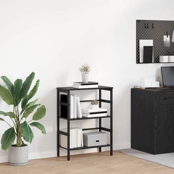 vidaXL Boekenplank 2-laags 40 x 29.5 x 115 cm Bewerkt hout, Verzenden, Nieuw