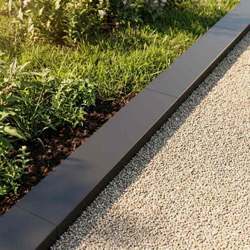 vidaXL Afdekprofiel voor tuinranden 10 st 100 x 20 x 5 cm, Verzenden