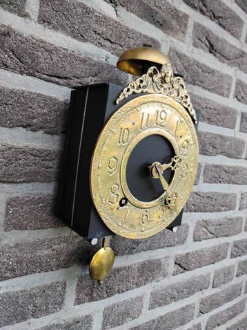 Horloge comtoise - Antique - Bronze patiné - 1850-1900 -, Antiquités & Art