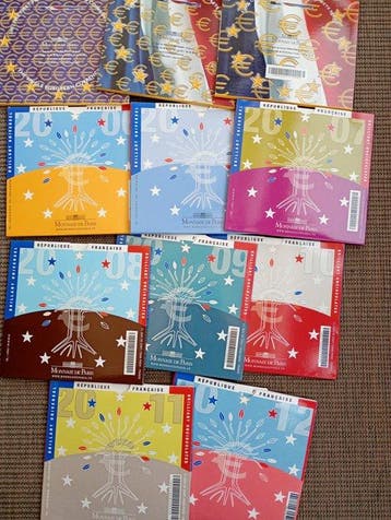 France. Year Set (BU) 2002/2012 (11 sets)