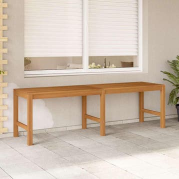 vidaXL Tuinbank 150 cm massief teakhout, Tuin en Terras, Verzenden, Nieuw