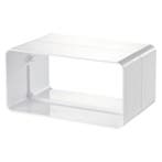 Kunststof verbinding voor kanaal 220 x 90mm, Verzenden, Nieuw