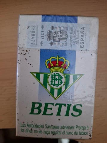 Real Betis - Spaanse voetbal competitie - sigaretten doos, Nieuw