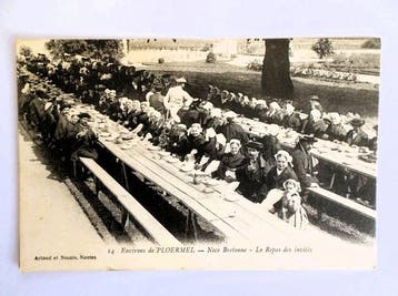 Frankrijk - Bretagne Types & Kostuums - Kapsels - Folklore -