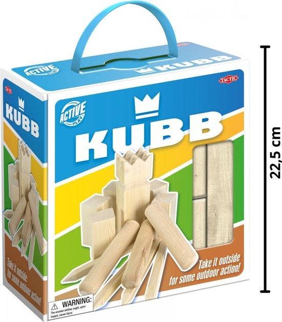Tactic - Kubb - Zweeds houten werpspel (Buitenspeelgoed), Enfants & Bébés, Jouets | Extérieur | Jeu d'action, Envoi