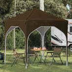 vidaXL Pop-up Feesttent 194 x 194 x 245 cm Taupe, Verzenden