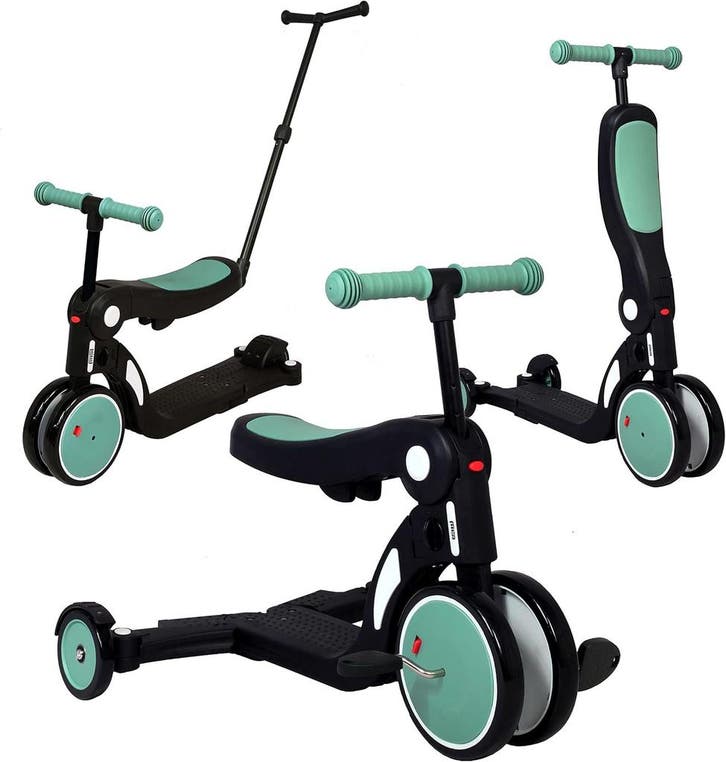 Loopfiets 5-in-1 met duwstang -41% Retour deal (kinderstep), Kinderen en Baby's, Speelgoed | Buiten | Voertuigen en Loopfietsen
