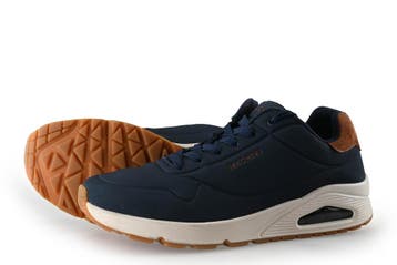Skechers Sneakers in maat 43 Blauw, Kleding | Heren, Schoenen, Zo goed als nieuw, Skechers, Sneakers, Verzenden