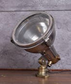 Steel & brass fox desk lamp - Lampe de bureau - Acier,