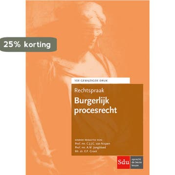 Rechtspraak Burgerlijk procesrecht / Rechtspraakreeks, Boeken, Verzenden, Zo goed als nieuw