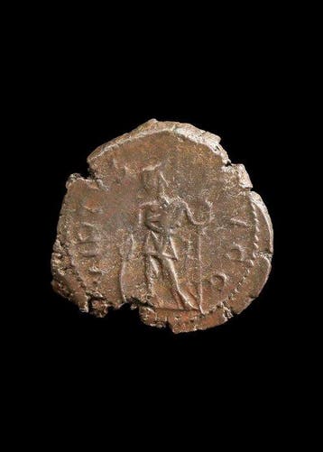 Oud-Romeins Brons Antoninianus van Tetricus I (Zonder