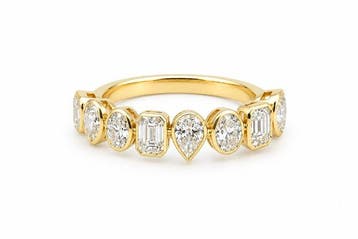 Bague déternité - 14 carats Or jaune - 1.64ct. tw. Diamant, Bijoux, Sacs & Beauté