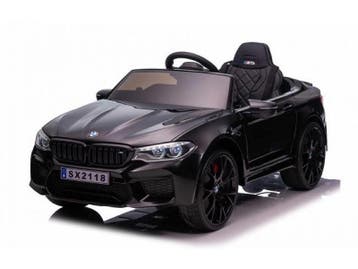 BMW M5, Leder zitje, Rubberen banden, Kinder Accu Auto!, Ophalen of Verzenden, Nieuw