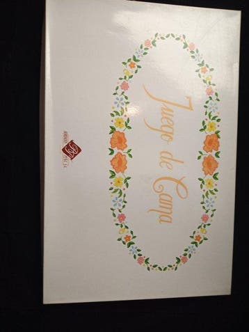 Bordados Peña - Antiguo Juego de sábanas tolra, con