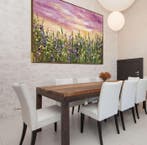Irina Morisch - lavender smell -XXL floral artwork-