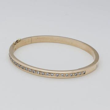 Armband - 14 karaat Geel goud Diamant (Natuurlijk), Nieuw