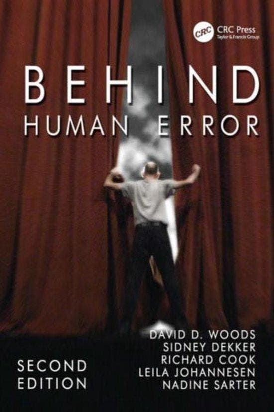 Behind Human Error 9780754678342 David Woods, Boeken, Taal | Engels, Gelezen, Verzenden