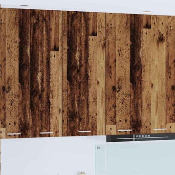 vidaXL Hangkast met opslag Oudhout 40 x 31 x 100 cm Bewerkt, Verzenden, Nieuw