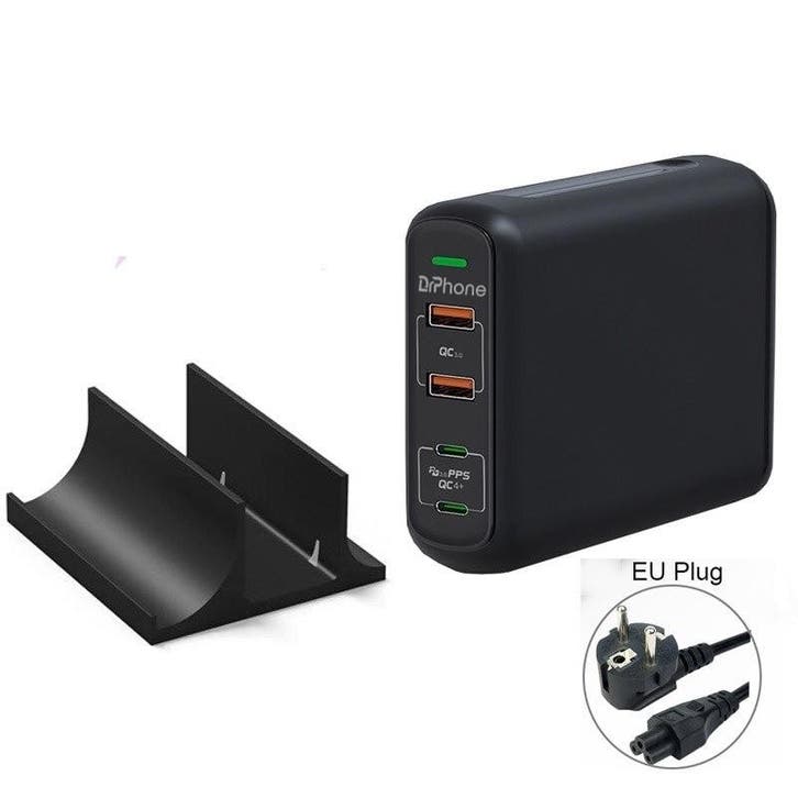 DrPhone 150W GaN Pro Multipoort Oplader - USB-hub - 4-poort, Télécoms, Téléphonie mobile | Chargeurs pour téléphone, Envoi