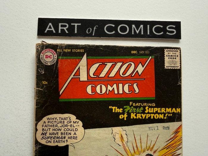 Action Comics #223 - 1 Comic - Eerste druk - 1956, Boeken, Strips | Comics
