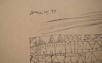 Corneille (1922-2010) - Scène surréaliste, Antiek en Kunst