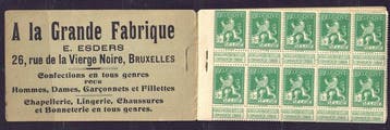 Belgique 1912 - Magnifique livret en parfait état, les, Postzegels en Munten, Gestempeld
