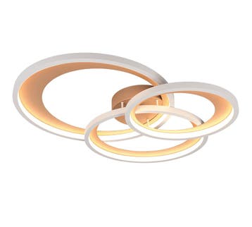 Trio GRANADA plafondlamp | LED | koffie | 71,5 x 63,5 cm | I, Verzenden