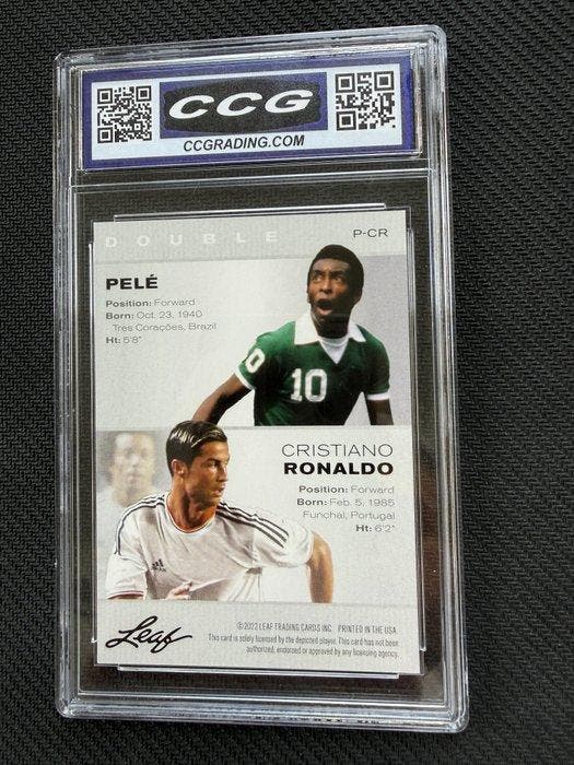 2022 Leaf Exclusive Legends Edition Pelé, Cristiano Ronaldo, Collections, Autocollants